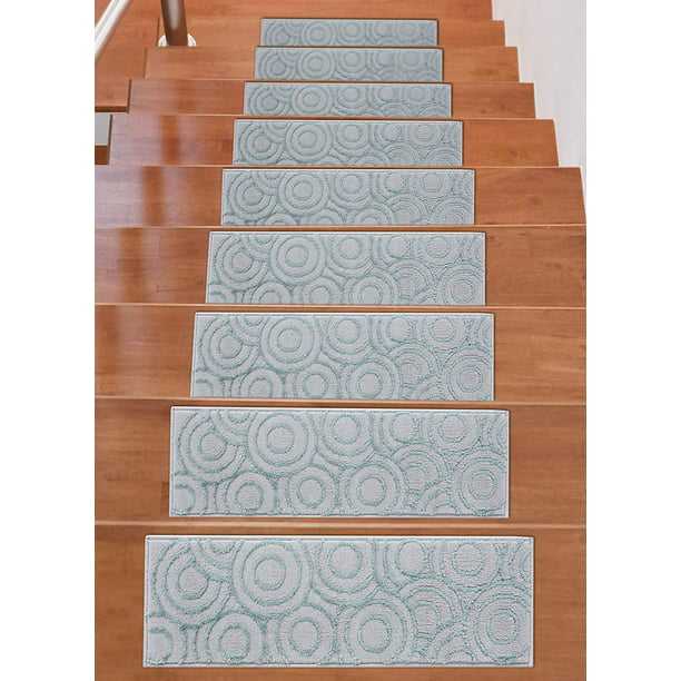 Indoor Non Slip Carpet Stair Treads 8.5/"x26/" Sets of 7 and 13